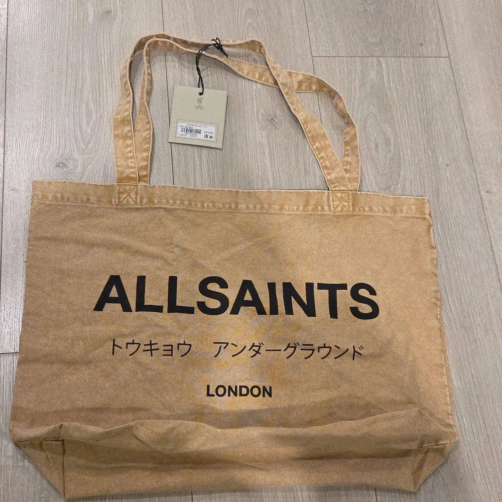 NWT- All Saints Undrground Acid Tote in Pitt Brown - Picture 4 of 5